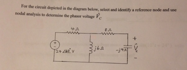 Solved Identify reference node and use nodal analysis to | Chegg.com