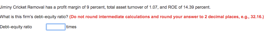 Solved Jiminy Cricket Removal has a profit margin of 9 | Chegg.com