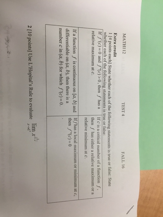 state whether of the following statements are true or false