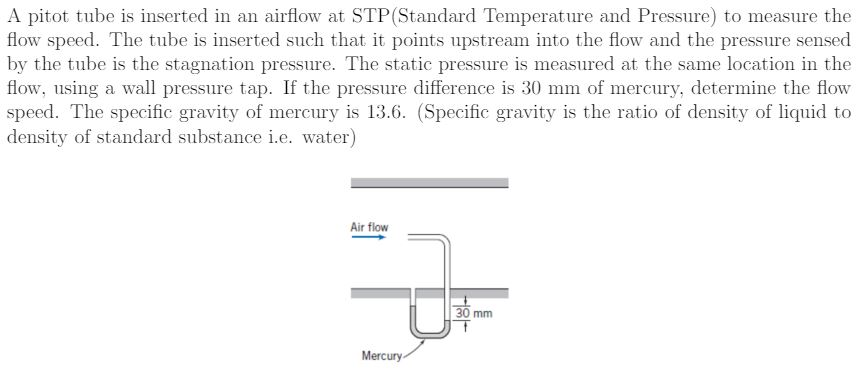 measuring static vs stagnation pressure using a pitot tube measuring static vs stagnation pressure using a pitot tube