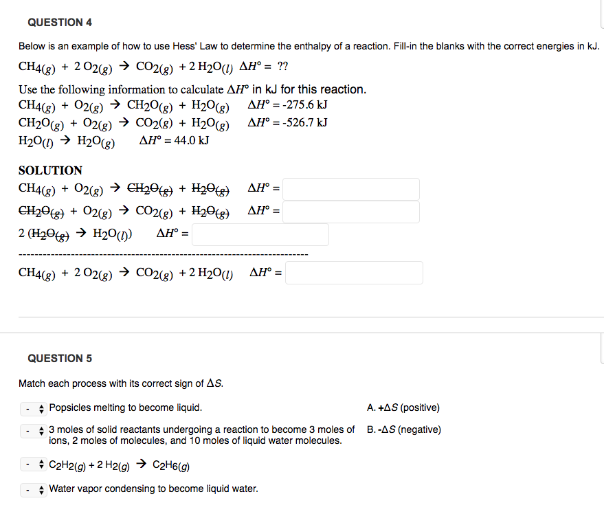 Solved Below Is An Example Of How To Use Hess' Law To | Chegg.com