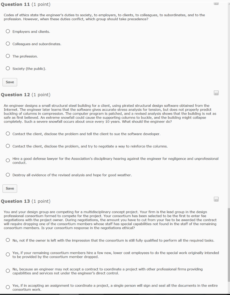 Solved Question 1 (1 point) The accepted standards of right | Chegg.com
