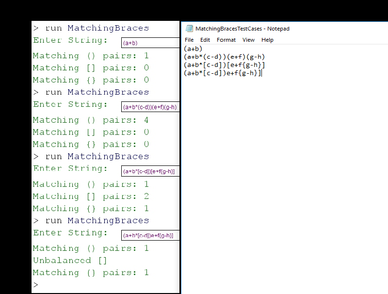 Solved Write a program to match parenthesis (), square | Chegg.com