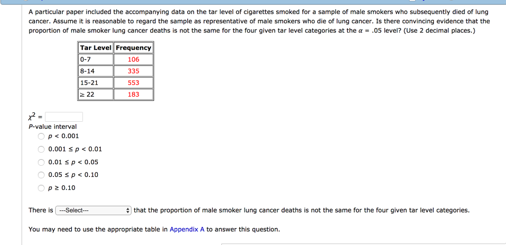 Solved A particular paper included the accompanying data on | Chegg.com