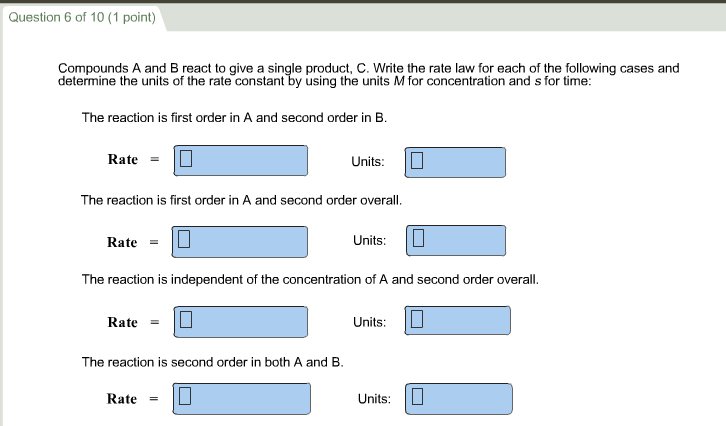 Solved Compounds A And B React To Give A Single Product, C. | Chegg.com