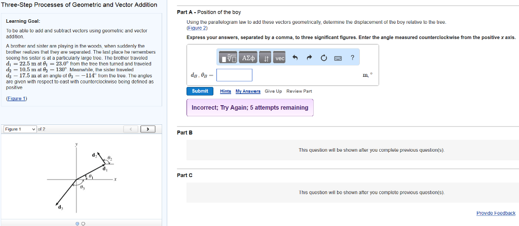 Solved To be able to add and subtract vectors using | Chegg.com