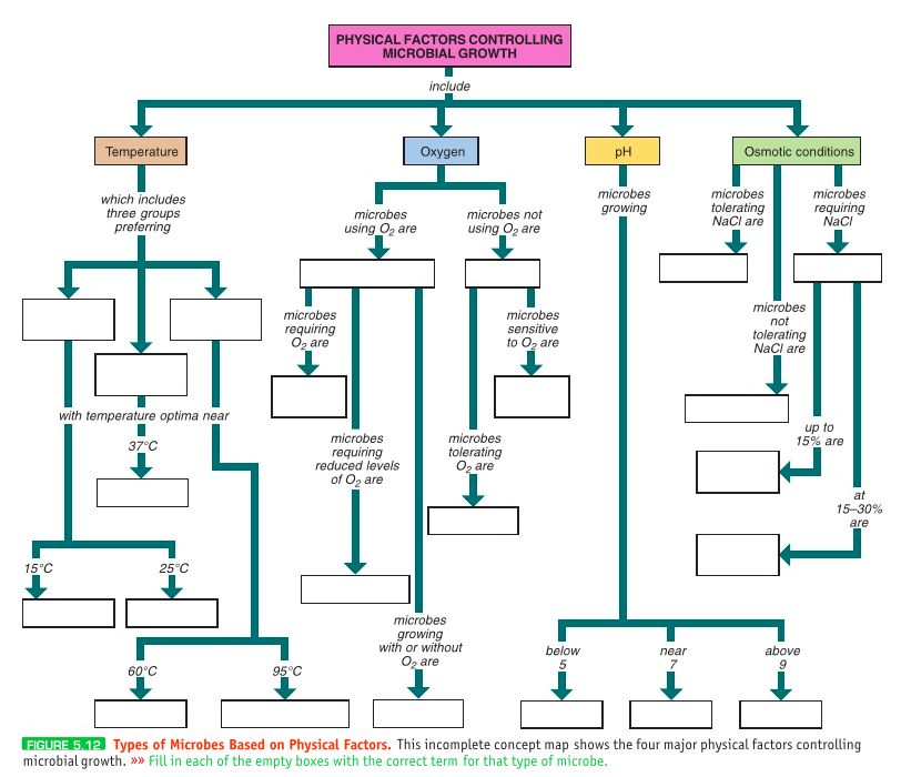 Solved PHYSICAL FACTORS CONTROLLING MICROBIAL GROWTH Include | Chegg.com