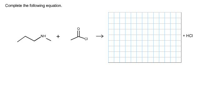 Solved Complete The Following Equation HCI | Chegg.com