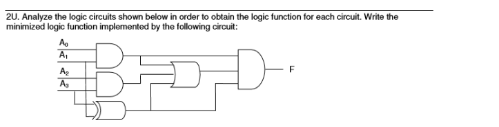 Solved Analyze The Logic Circuits Shown Below In Order To | Chegg.com