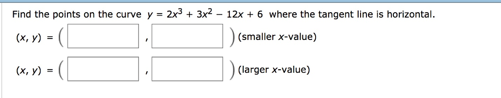 solved-find-the-points-on-the-curve-y-2x3-3x2-12x-6-chegg