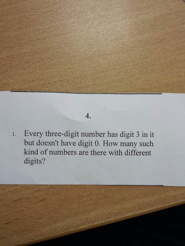every 3 digit code 0-9