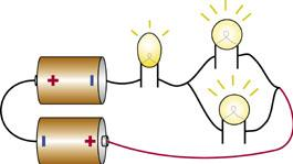 Solved A three-bulb circuit When a single low-resistance | Chegg.com