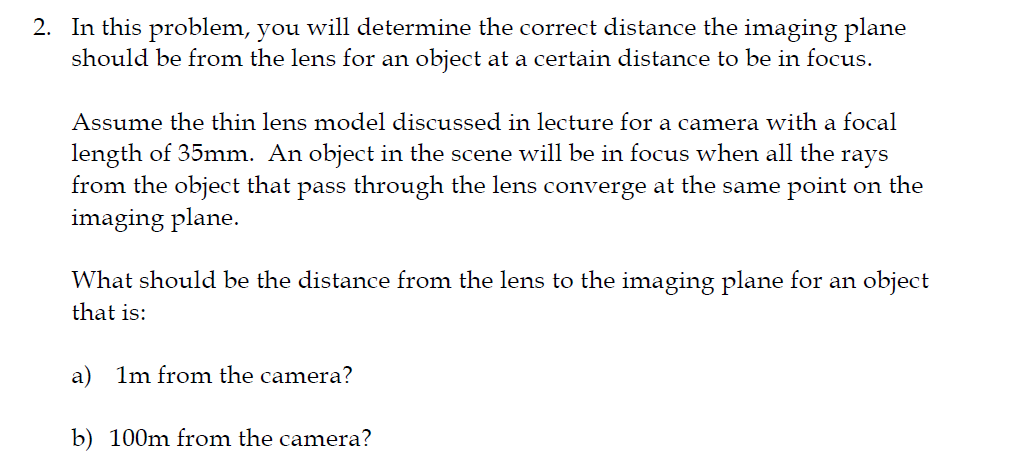Solved 2. In this problem, you will determine the correct | Chegg.com
