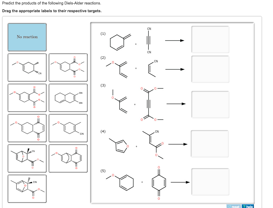 Solved Predict The Products Of The Following Diels Alder 6616