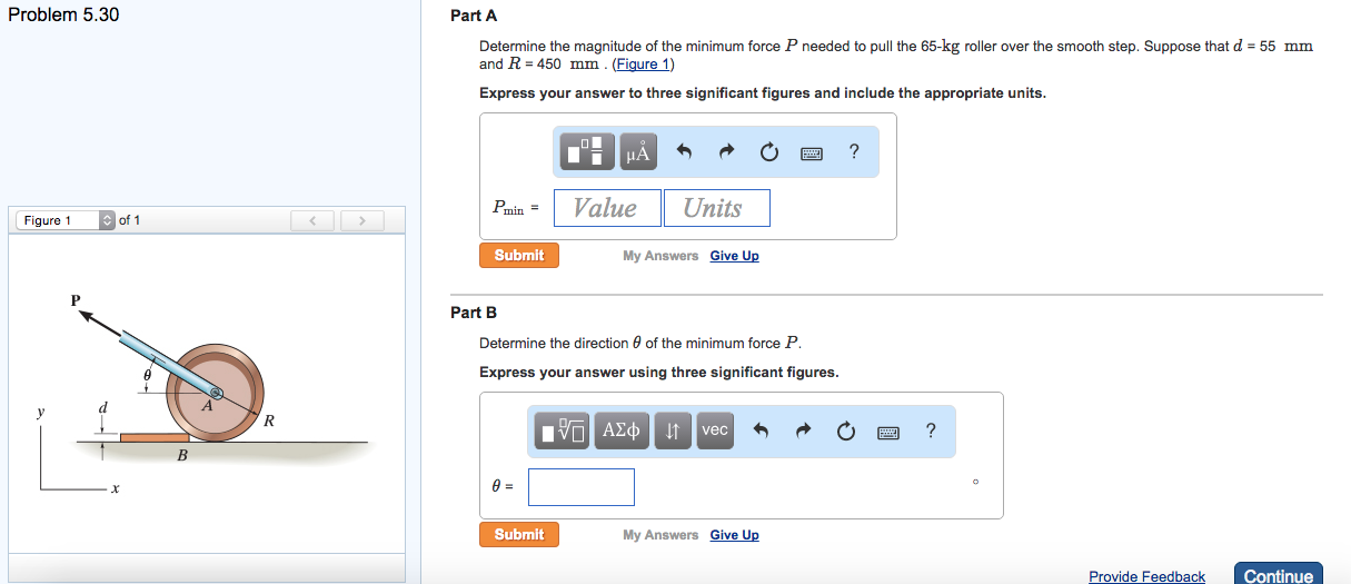 Solved Determine the magnitude of the minimum force P needed | Chegg.com