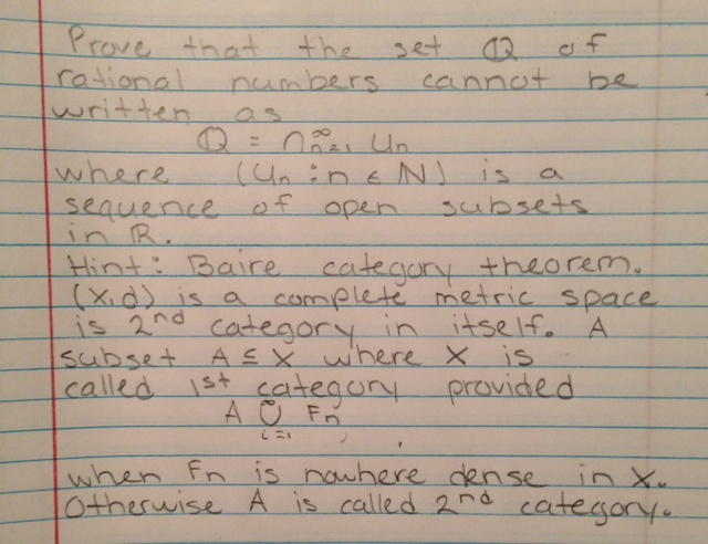 Solved prove that the set Q of rational numbers cannot be Chegg