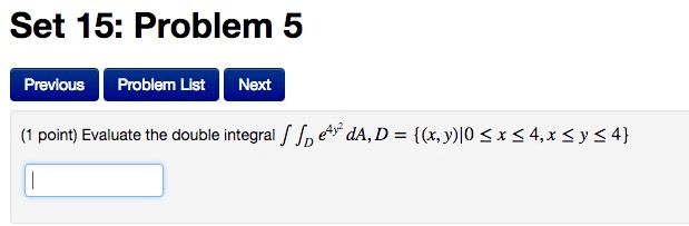 Solved Set 15: Problem 5 Previous Problem List Next (1 | Chegg.com