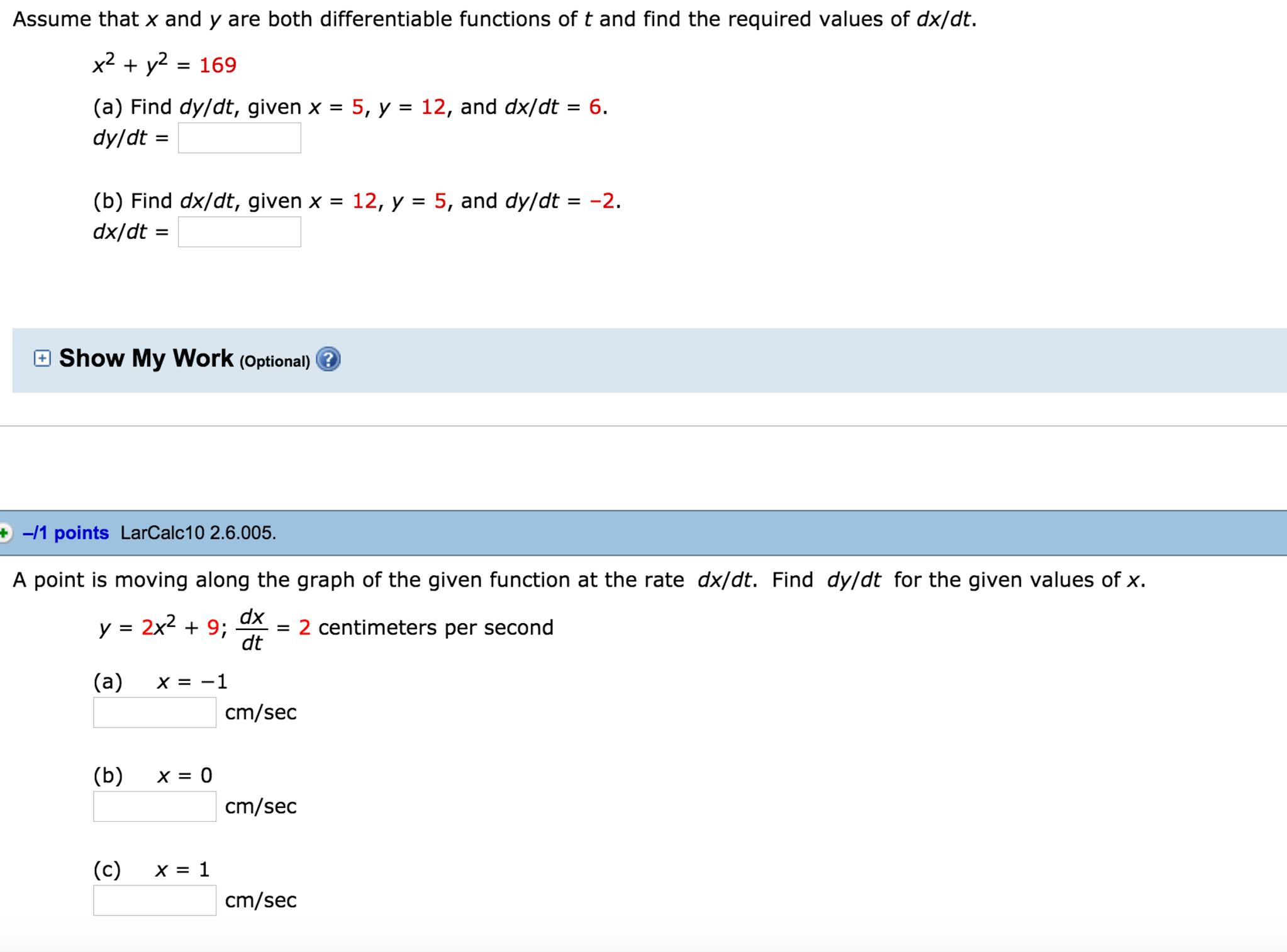 Solved Assume That X And Y Are Both Differentiable Functions 6091