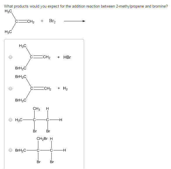 Solved What Products Would You Expect For The Addition