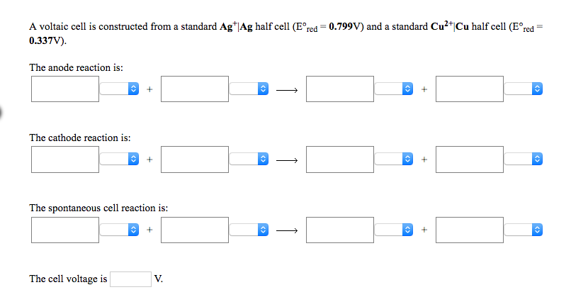 Solved A Voltaic Cell Is Constructed From A Standard Ag Ag Chegg Solved A Voltaic Cell Is Constructed From A Standard Ag Ag Chegg