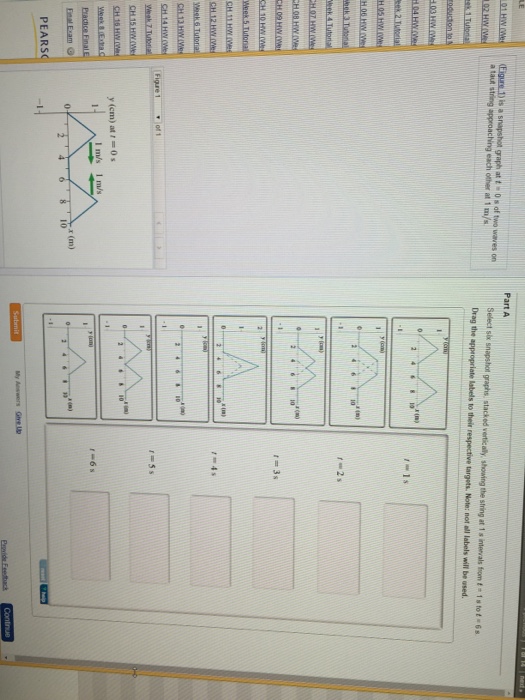 Solved Select six snapshot graph stacked vertically, showing