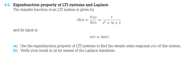 Solved The transfer function of an LTI system is given by | Chegg.com