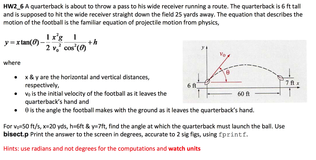 A quarterback is about to throw a pass to his wide | Chegg.com