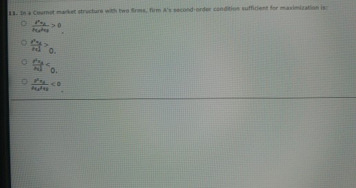 Market Structure With Two Firms Firm A s Chegg