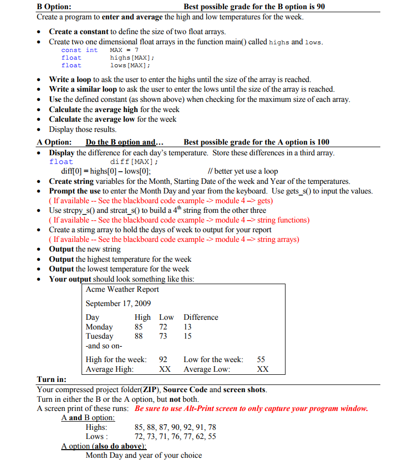 Solved B Option Create A Program To Enter And Average The Chegg