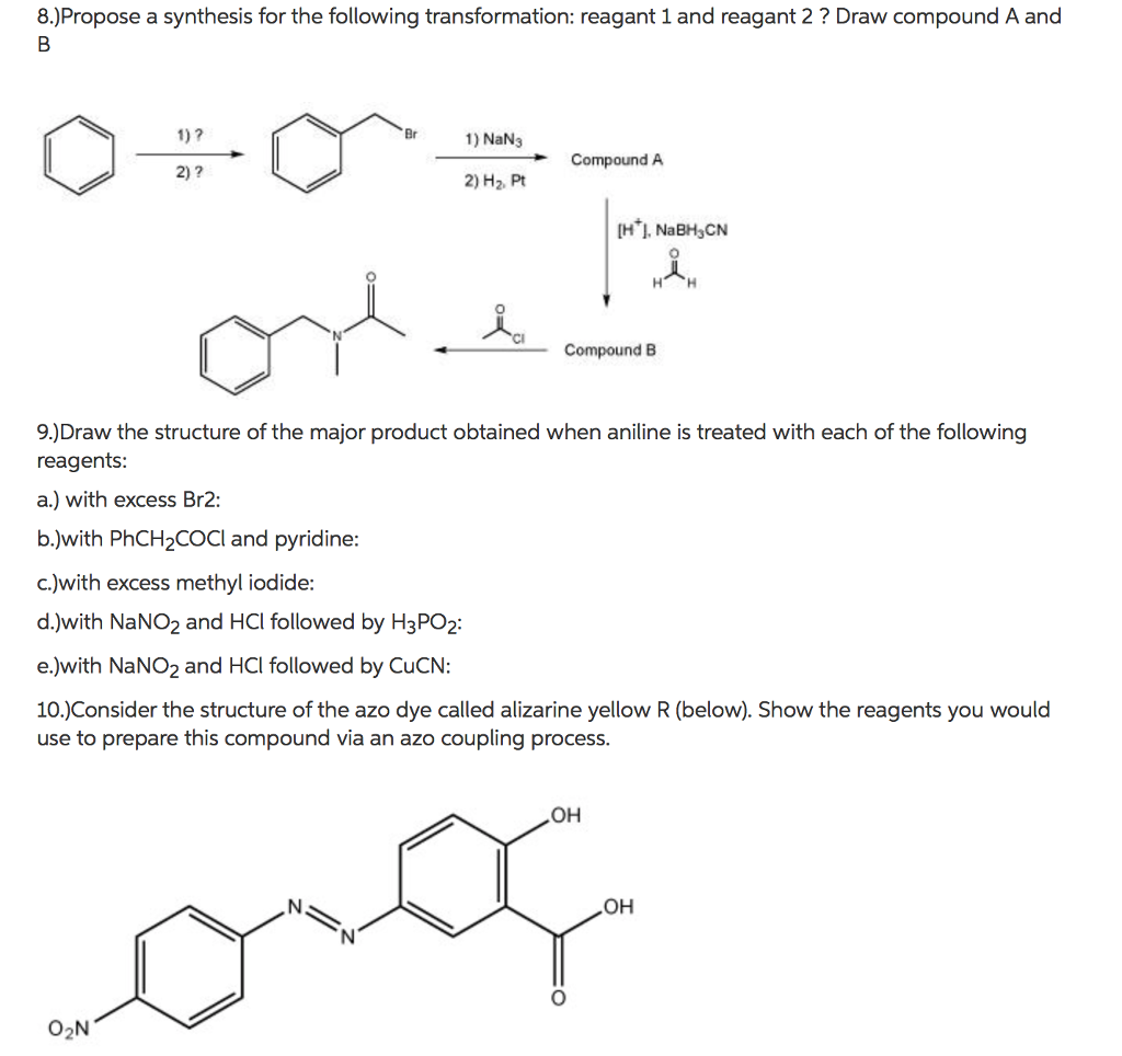 Solved 11.)Starting With Benzene, Show How You Would Prepare | Chegg.com