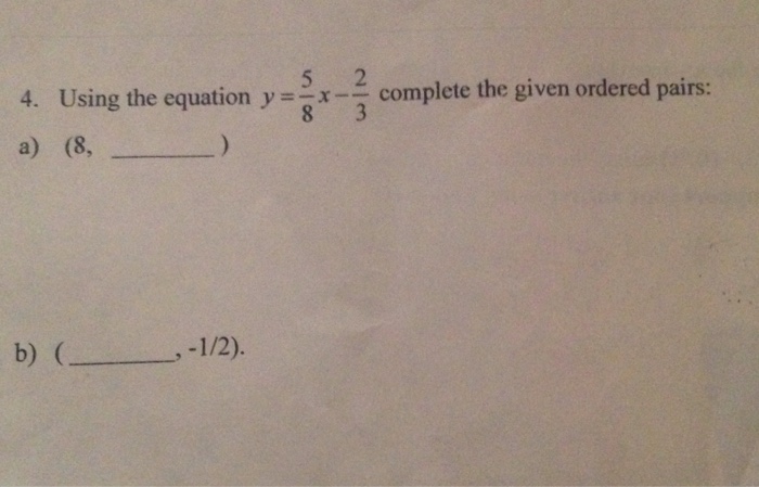 the pair of equation 2x y 5 3x 2y 8