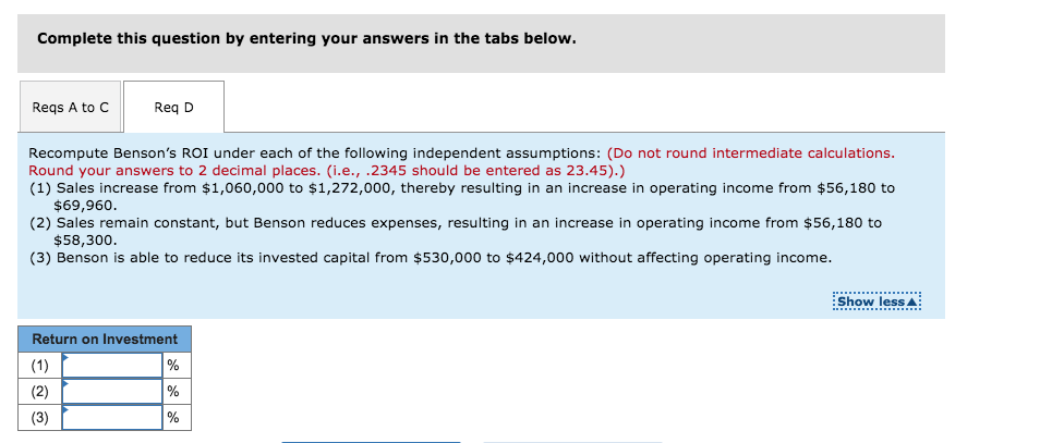 Solved Benson Corporation's balance sheet indicates that the | Chegg.com