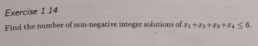 Solved Find the number of non-negative integer solutions of | Chegg.com