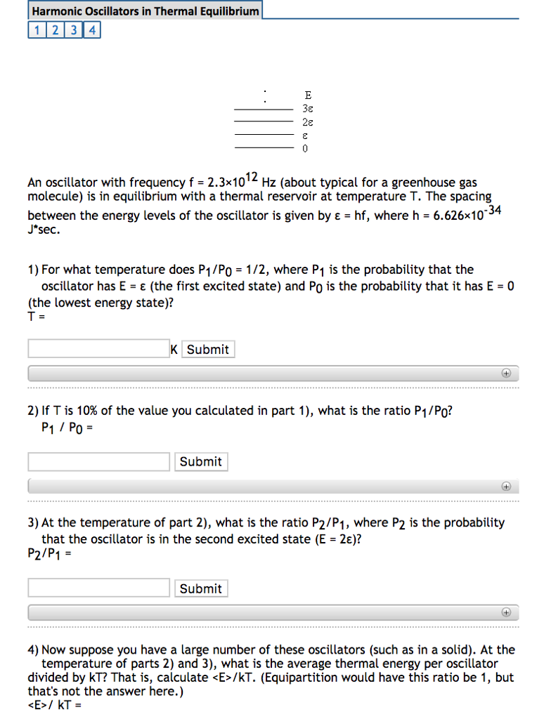 Solved Harmonic Oscillators in Thermal Equilibrium to 28 12