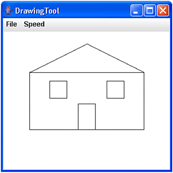 Solved Write a Java program that creates a drawing area of | Chegg.com