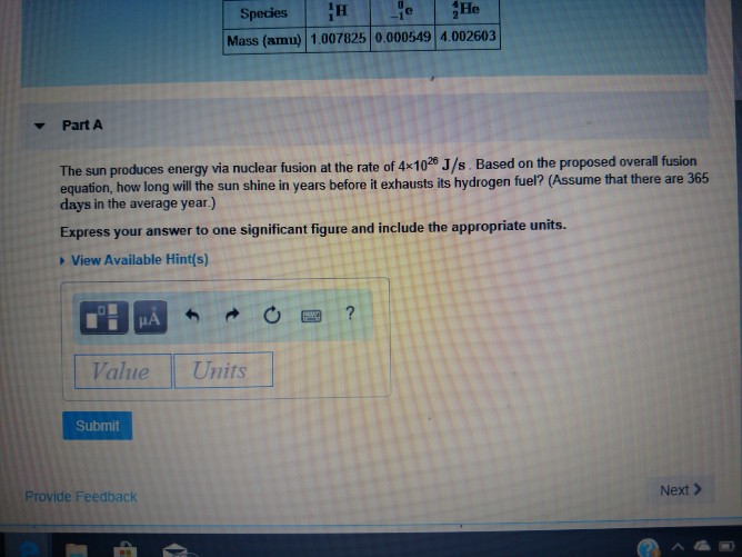 Solved: 15 Of 18 Proposed Solar Fusion Reaction Spectrosco... | Chegg.com