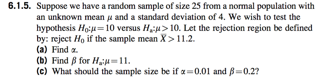 Solved Suppose we have a random sample of size 25 from a | Chegg.com