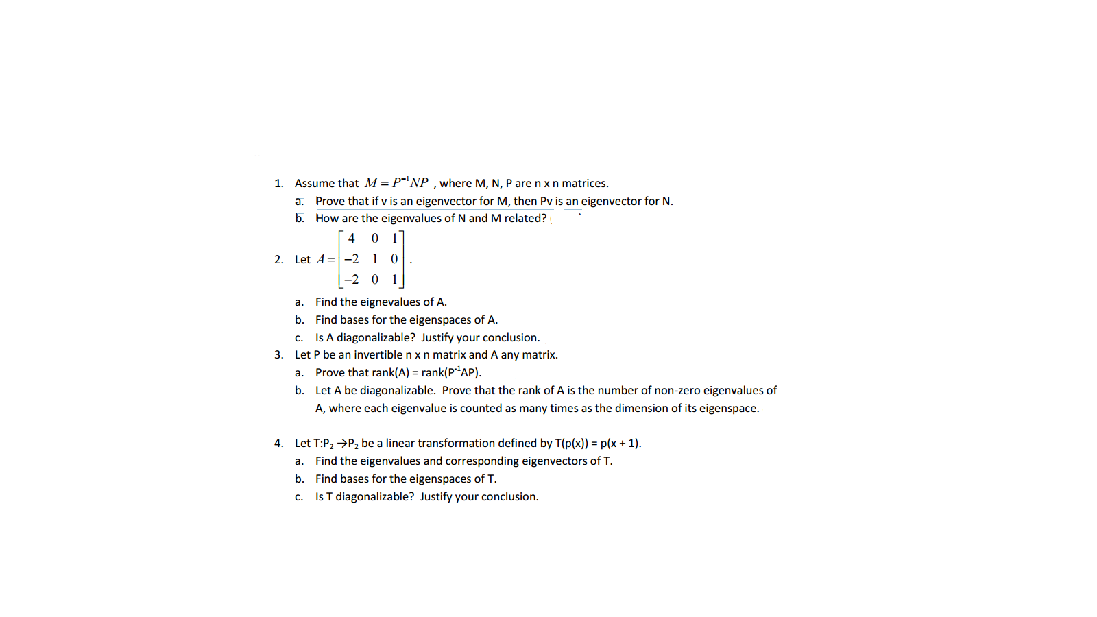 Solved Assume that M = p^1 NP , where M, N, P are n x n | Chegg.com
