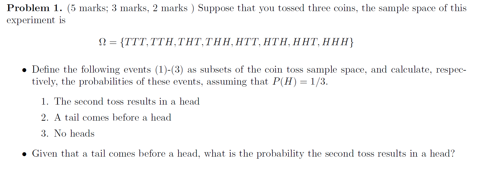 solved-suppose-that-you-tossed-three-coins-the-sample-space-chegg