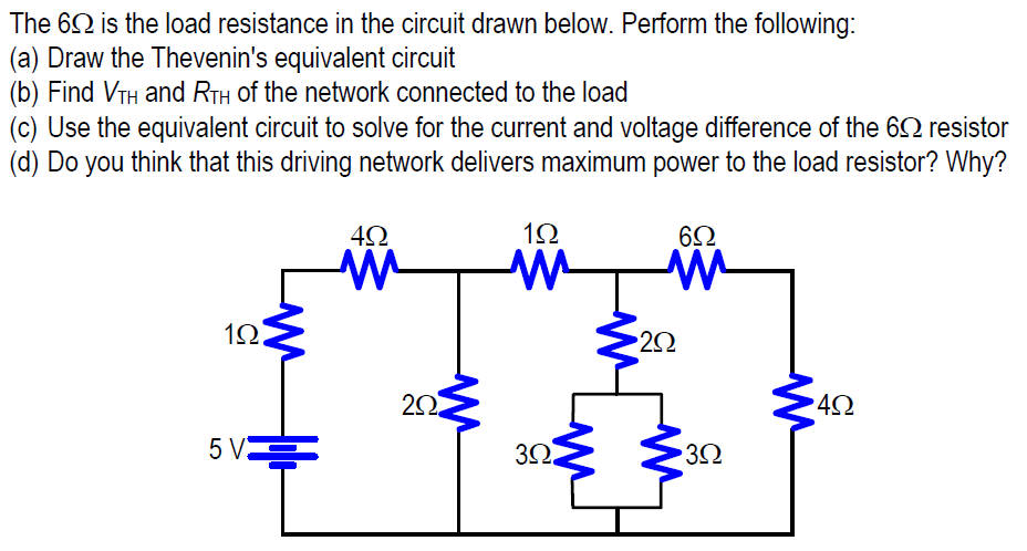 solved-the-6-ohm-is-the-load-resistance-in-the-circuit-drawn-chegg