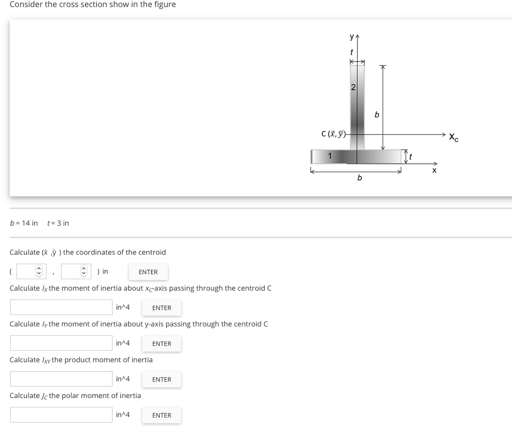 Solved: Consider The Cross Section Show In The Figure B = ... | Chegg.com