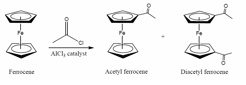 Solved Acetyl Ferrocene Shown Below Is An Aromatic Organometallic 1 Answer Transtutors 1250