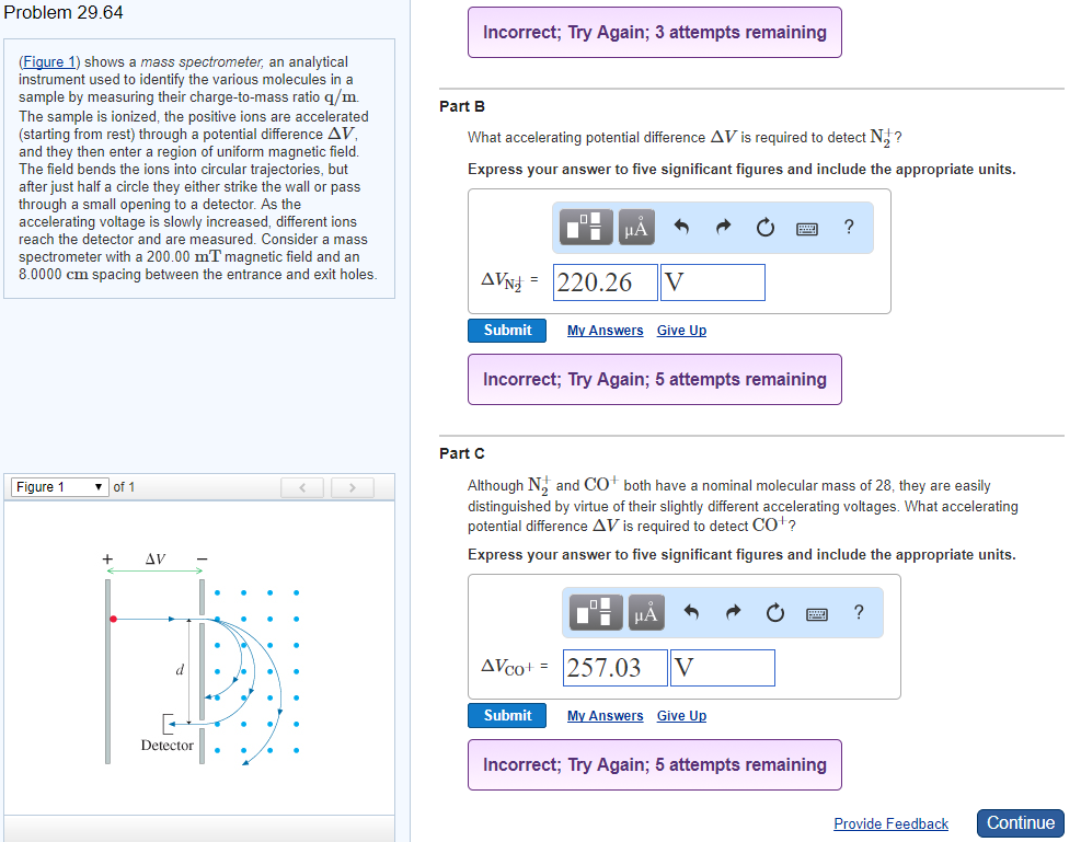 Solved The Figure Shows A Mass Spectrometer That Separates Chegg Com