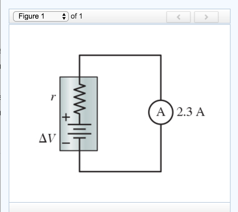 Solved Problem 31.15 The battery in the following figure