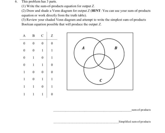 Solved This problem has 3 parts. (1) Write the | Chegg.com