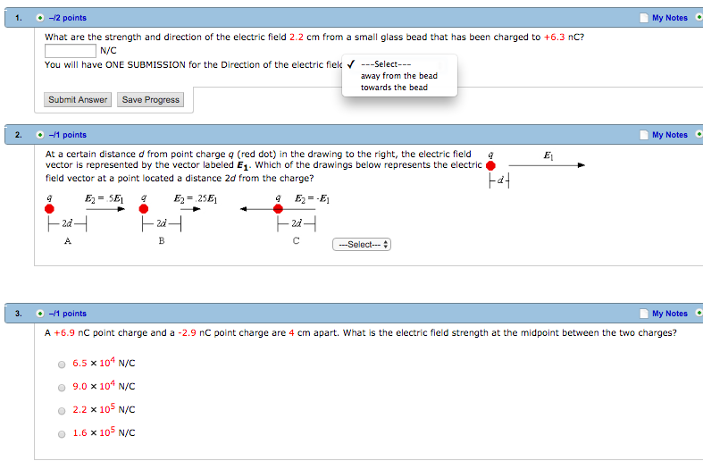 Solved 1. -2 points My Notes Ask Your Teacher What are the | Chegg.com
