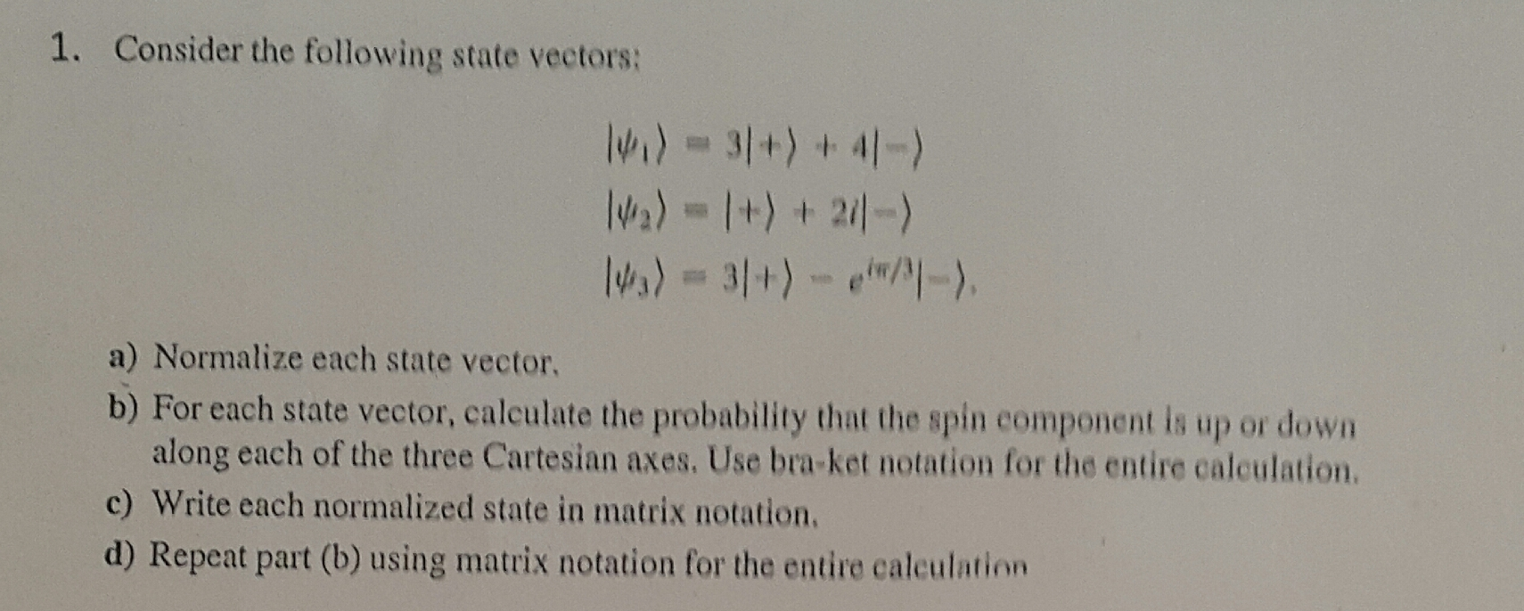 consider-the-following-mute-vectors-normalize-each-chegg