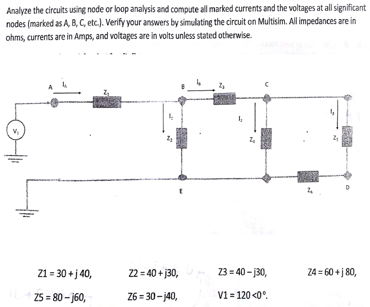 Solved Analyze The Circuits Using Node Or Loop Analysis And