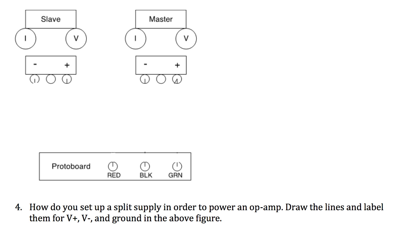 Solved How do you set up a split supply in order to power an