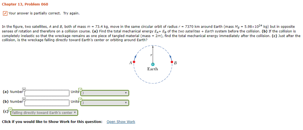 Solved Chapter 13, Problem 060 Your Answer Is Partially | Chegg.com